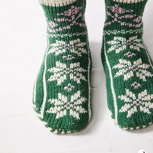 NWT!  Free People Slipper Socks Cute and Cozy w/Grip Bottom